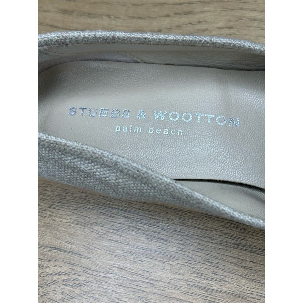 Stubbs & Wootton Slip On Loafer Flat Love Peace Size 8 Heart Peace Sign - Picture 3 of 11